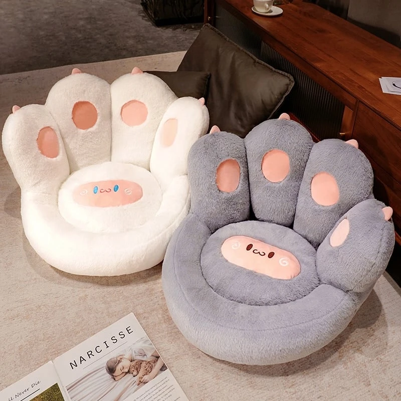 Kawaii Therapy Jumbo Cat Paw Fluffy Cushion 1 Kawaii Therapy Jumbo Cat Paw Fluffy Cushion