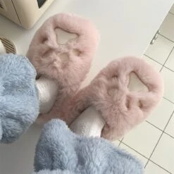 Kawaii Fluffy Cat Paw Cozy Slippers – Limited Edition -Kawaiitherapy Shop 64429 1phdhg