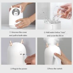 Kawaii Bear Lamp USB Humidifier – Limited Edition -Kawaiitherapy Shop 64497 tc2yed