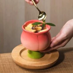 Kawaii Tulip Pastel Ceramic Dessert Cup – Limited Edition -Kawaiitherapy Shop 64561 ophfes