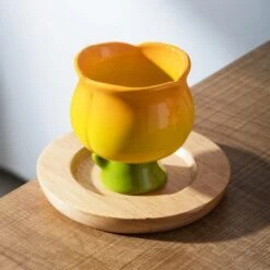 Kawaii Tulip Pastel Ceramic Dessert Cup – Limited Edition -Kawaiitherapy Shop 64561 ph7vrr