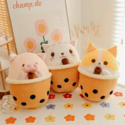 Kawaii Therapy Bubble Tea Animal Plush XL (50cm) -Kawaiitherapy Shop 64688 5dz1cc