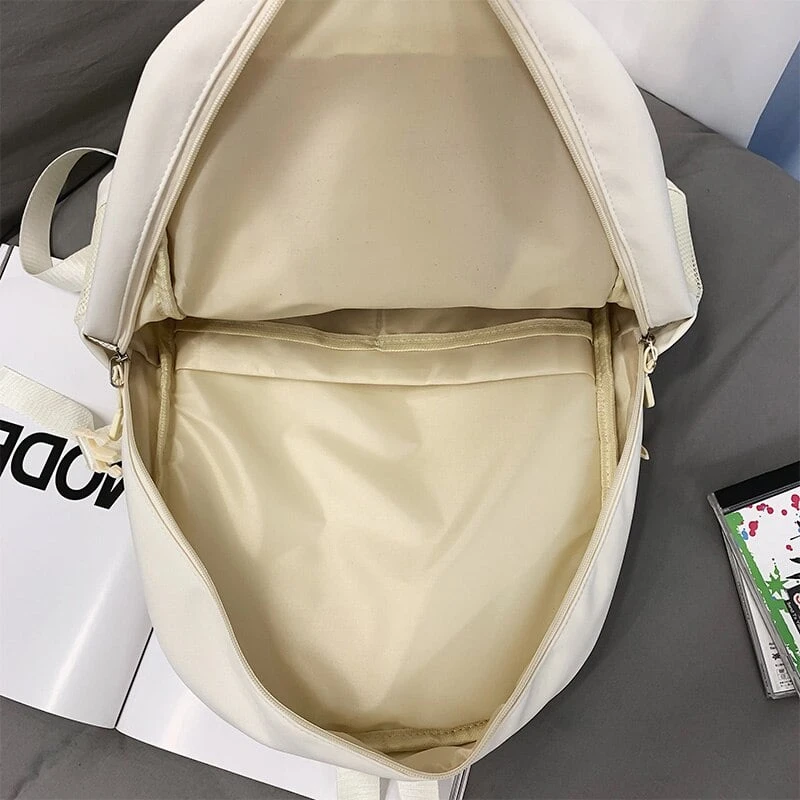 Kawaii Harajuku Style Large Capacity College Backpack 6 Kawaii Harajuku Style Large Capacity College Backpack - Image 6