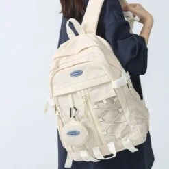 Kawaii Harajuku Multipocket Lace Backpack β Limited Edition