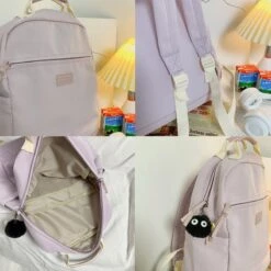 Kawaii Korea Style Macaron Pastel Backpack 10 Kawaii Korea Style Macaron Pastel Backpack -Kawaiitherapy Shop 65429 ahfyj6