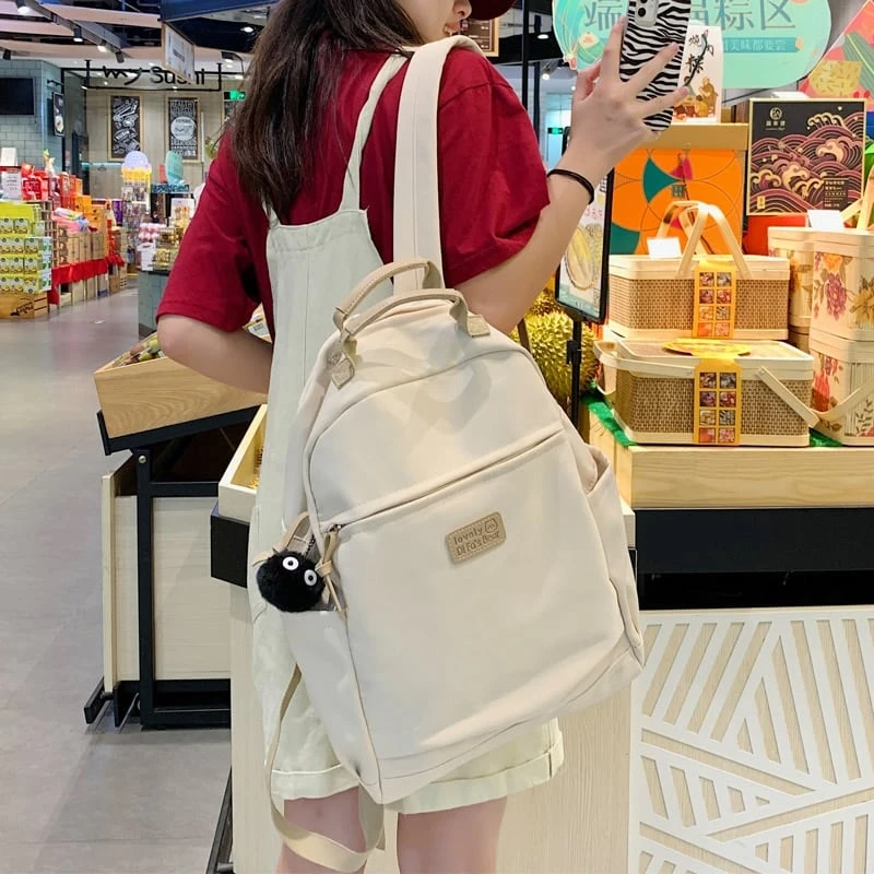 Kawaii Korea Style Macaron Pastel Backpack 2 Kawaii Korea Style Macaron Pastel Backpack - Image 2