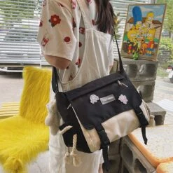 Kawaii Japanese Style Shoulder Student Bag -Kawaiitherapy Shop 65647 nlni4e