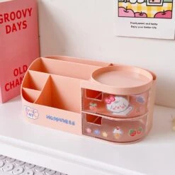 Kawaii Stationery Storage Box Pen Organizer -Kawaiitherapy Shop 65842 guczgs