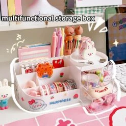 Kawaii Stationery Storage Box Pen Organizer