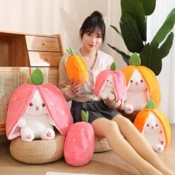 Kawaii Fruit Bunny Strawberry Plush – Limited Edition 10 Kawaii Fruit Bunny Strawberry Plush – Limited Edition -Kawaiitherapy Shop 65940 bzny41