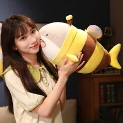 Bubbles The Bumble Bee Shark Plush – Limited Edition -Kawaiitherapy Shop 66089 ulihjl