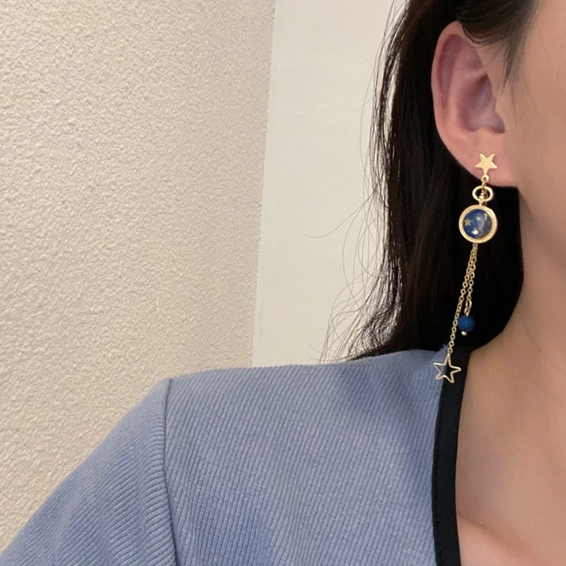 Kawaii Bunny Galaxy Star Korea Earrings – Limited Edition 4 Kawaii Bunny Galaxy Star Korea Earrings – Limited Edition - Image 4