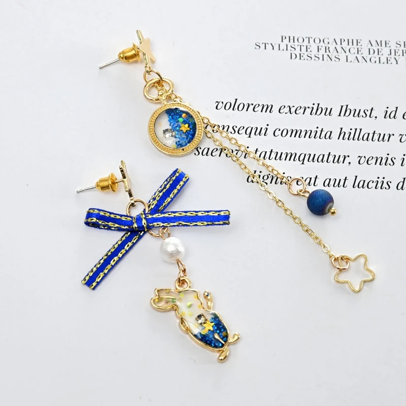 Kawaii Bunny Galaxy Star Korea Earrings – Limited Edition 6 Kawaii Bunny Galaxy Star Korea Earrings – Limited Edition - Image 6