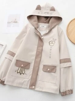 Kawaii Bunny Ears Harajuku Jacket – Limited Edition -Kawaiitherapy Shop 66261 1cgpsb