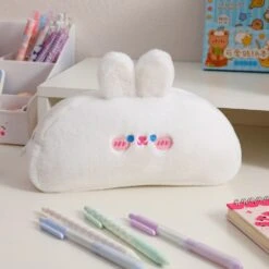 Kawaii Cute Animal Rabbit Bear Pencil Case -Kawaiitherapy Shop 66457 hhlrwy