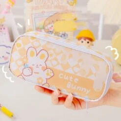 Kawaii Bunny Pastel Korea Style Pencil Case -Kawaiitherapy Shop 66469 ubw8fj