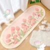 Kawaii Korean Tulip Bedroom Carpet Mat – Limited Edition
