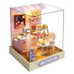 Kawaii DIY Cake Studio Furniture Dollhouse – Limited Edition -Kawaiitherapy Shop 67024 zusxaq