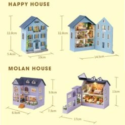 Kawaii DIY Mini Wooden Cottage Dollhouse -Kawaiitherapy Shop 67037 hjqf9u