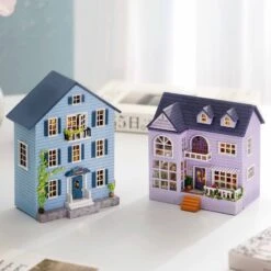 Kawaii DIY Mini Wooden Cottage Dollhouse -Kawaiitherapy Shop 67037 mo77el