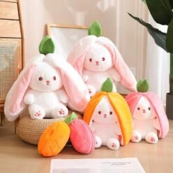 Kawaii Strawberry Bunny Fruit Plush XL (35cm)