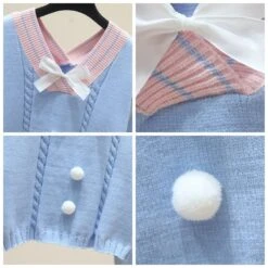 Kawaii Korean Style Pastel Knitted Sweater – Limited Edition -Kawaiitherapy Shop 67248 u4zu6x