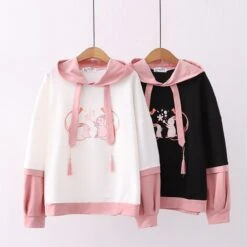 Kawaii Bunny Sakura Harajuku Hoodie – Special Edition