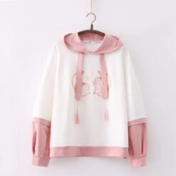 Kawaii Bunny Sakura Harajuku Hoodie – Special Edition -Kawaiitherapy Shop 67269 v1dlcq