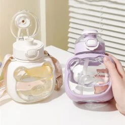 Kawaii Transparent Style Bear Straw Bottle β Special Edition