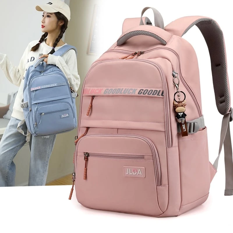 Kawaii Korea Style Nylon Large Capacity Backpack 1 Kawaii Korea Style Nylon Large Capacity Backpack