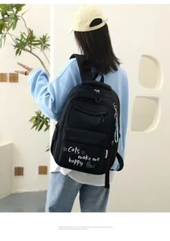 Kawaii Cats Harajuku Large Capacity College Backpack -Kawaiitherapy Shop 67482 srmyue