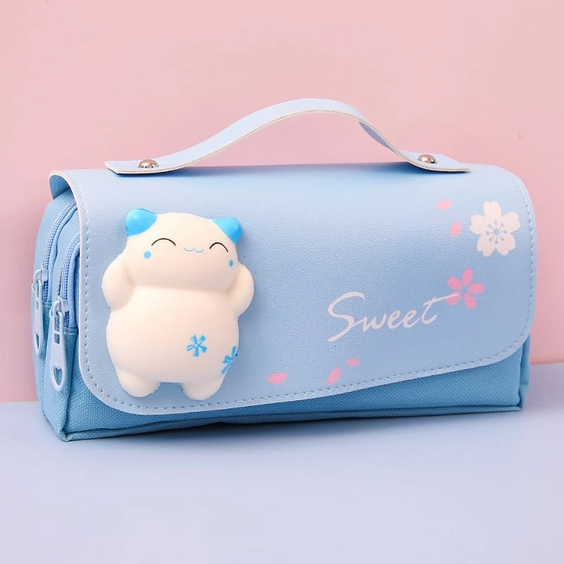 Kawaii Squishy Cat Sakura Pencil Case – Limited Edition 8 Kawaii Squishy Cat Sakura Pencil Case – Limited Edition - Image 8