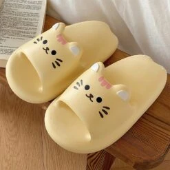 Kawaii Lovely Cat Pastel Slippers – Limited Edition -Kawaiitherapy Shop 67703 wuuhmh