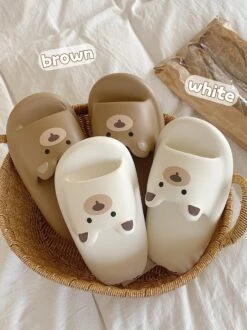 Kawaii Bear Pastel Home Slippers – Limited Edition -Kawaiitherapy Shop 67748 7dt1ma