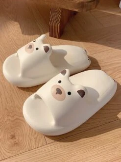 Kawaii Bear Pastel Home Slippers – Limited Edition -Kawaiitherapy Shop 67748 uhuy7y