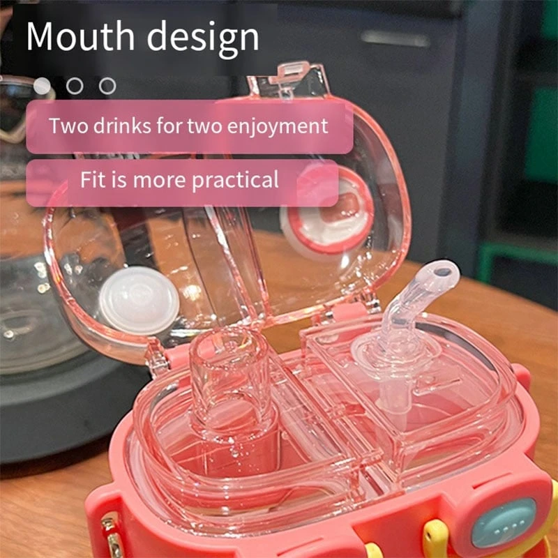 Kawaii Large Capacity Doubled Sided Animal Bottle 5 Kawaii Large Capacity Doubled Sided Animal Bottle - Image 5