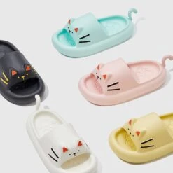 Kawaii Neko Cat Paw Harajuku Pastel Slippers 10 Kawaii Neko Cat Paw Harajuku Pastel Slippers -Kawaiitherapy Shop 68027 buki2l