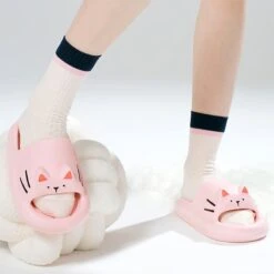 Kawaii Neko Cat Paw Harajuku Pastel Slippers 8 Kawaii Neko Cat Paw Harajuku Pastel Slippers -Kawaiitherapy Shop 68027 fgpqwm