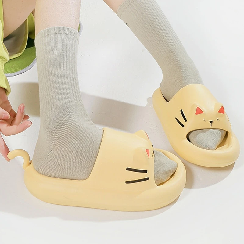 Kawaii Neko Cat Paw Harajuku Pastel Slippers 2 Kawaii Neko Cat Paw Harajuku Pastel Slippers - Image 2