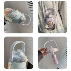 Kawaii Animal Style Pastel Straw Bottle (850ml) 17 Kawaii Animal Style Pastel Straw Bottle (850ml) -Kawaiitherapy Shop 68453 lx9zox