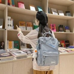 Kawaii College Korea Style Student Backpack – Limited Edition -Kawaiitherapy Shop 68484 ad8vac