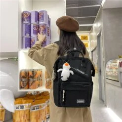 Kawaii College Korea Style Student Backpack – Limited Edition -Kawaiitherapy Shop 68484 bzdary