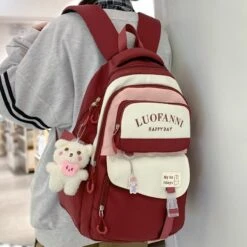 Kawaii Large Capacity Waterproof Harajuku College Backpack