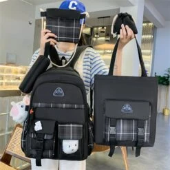 Kawaii Preppy Style Harajuku Backpack Set – Limited Edition 15 Kawaii Preppy Style Harajuku Backpack Set – Limited Edition -Kawaiitherapy Shop 686a5bea affe 42c3 8a3f ffa6ecb0c428