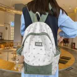 Kawaii Nylon Floral Harajuku Backpack – Limited Edition -Kawaiitherapy Shop 68777 wjlhuk