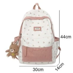 Kawaii Nylon Floral Harajuku Backpack – Limited Edition -Kawaiitherapy Shop 68777 yvbk0r