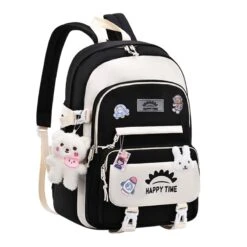 Kawaii Large Capacity Waterproof Pastel School Backpack -Kawaiitherapy Shop 68870 hn9aai