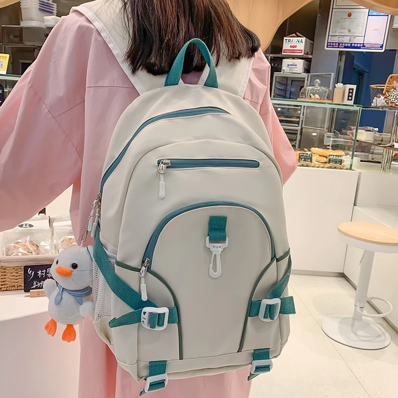 Kawaii College Pastel Style Waterproof Backpack – Limited Edition 3 Kawaii College Pastel Style Waterproof Backpack – Limited Edition - Image 3