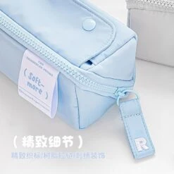 Kawaii Large Capacity Pastel Prism Zipper Pencil Case -Kawaiitherapy Shop 69010 nydywz