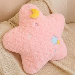Kawaii Therapy Star Moon Soft Candy Pastel Pillow -Kawaiitherapy Shop 69088 exdqc3